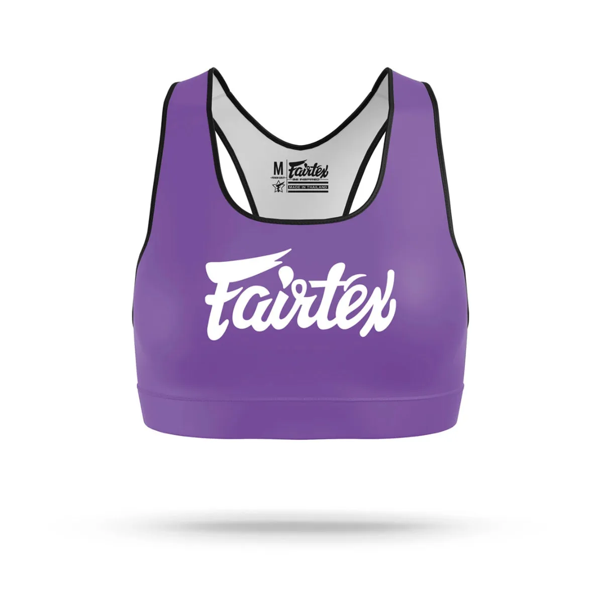 Fairtex SB1 Classic Sports Bra Purple/White