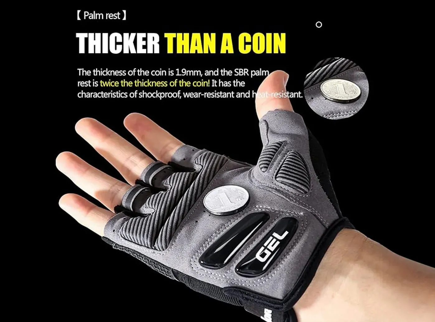 FitVile Half-Finger Cycling Gloves