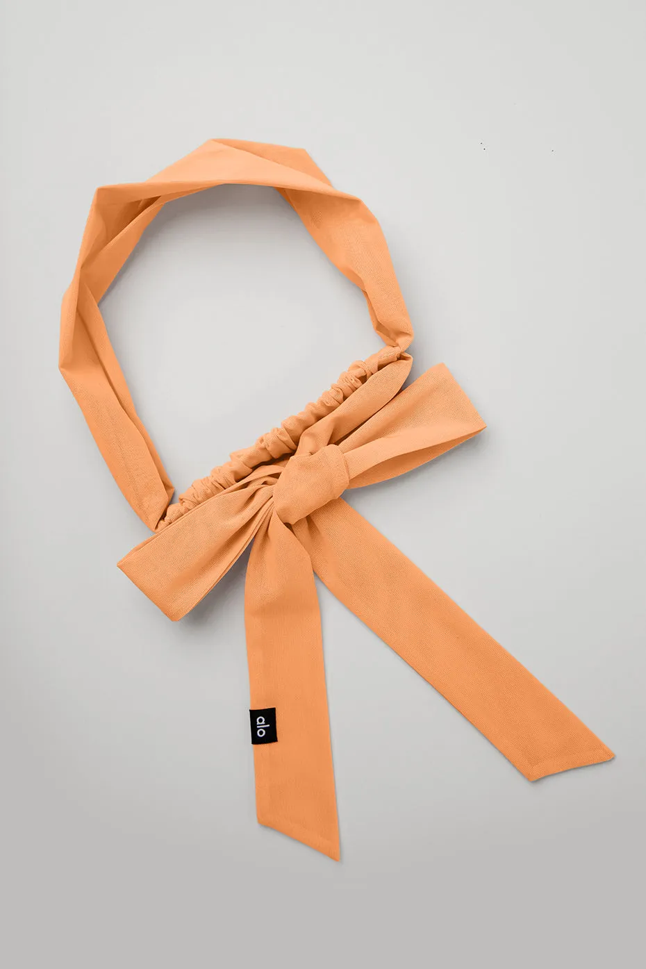 Fresh Mesh Tie Headband - Cantaloupe