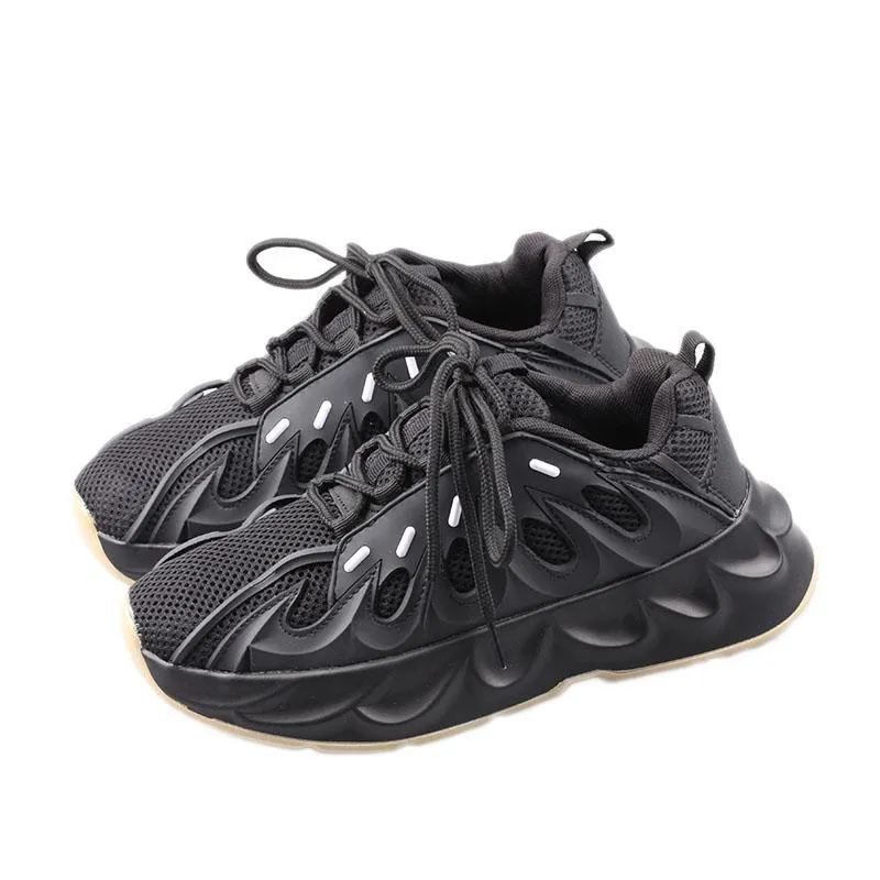 Futuristic Aesthetic Platform Breathable Sporty Sneakers