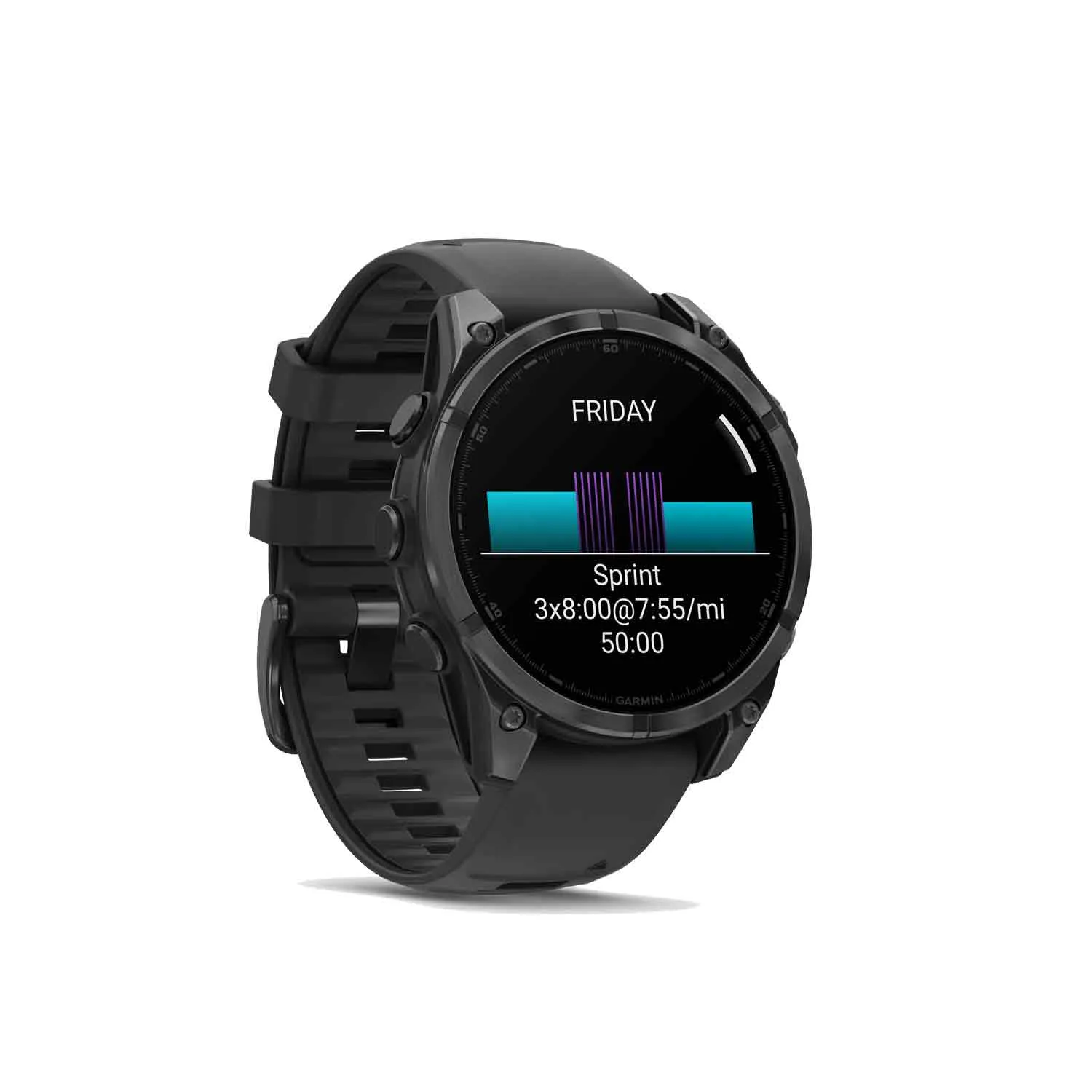 Garmin fēnix 8 - 47 mm AMOLED Smartwatch (Slate Grey/Black Silicone Band)