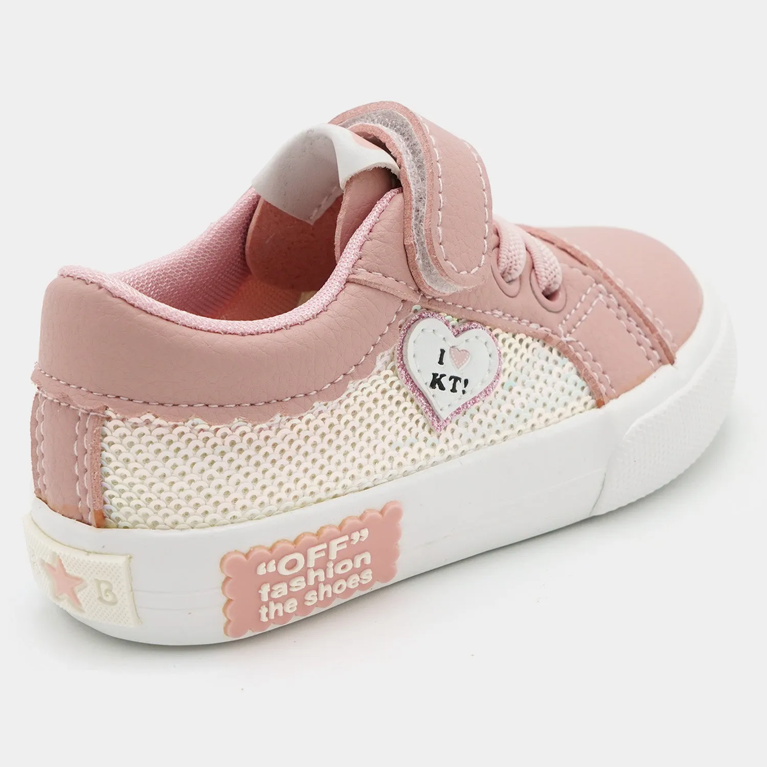 Girls Sneaker 5711C-White Pink