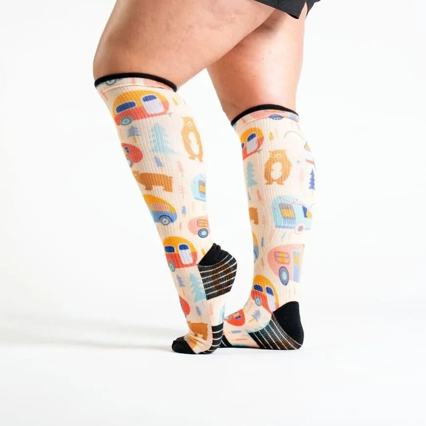 Happy Camper Diabetic Compression Socks