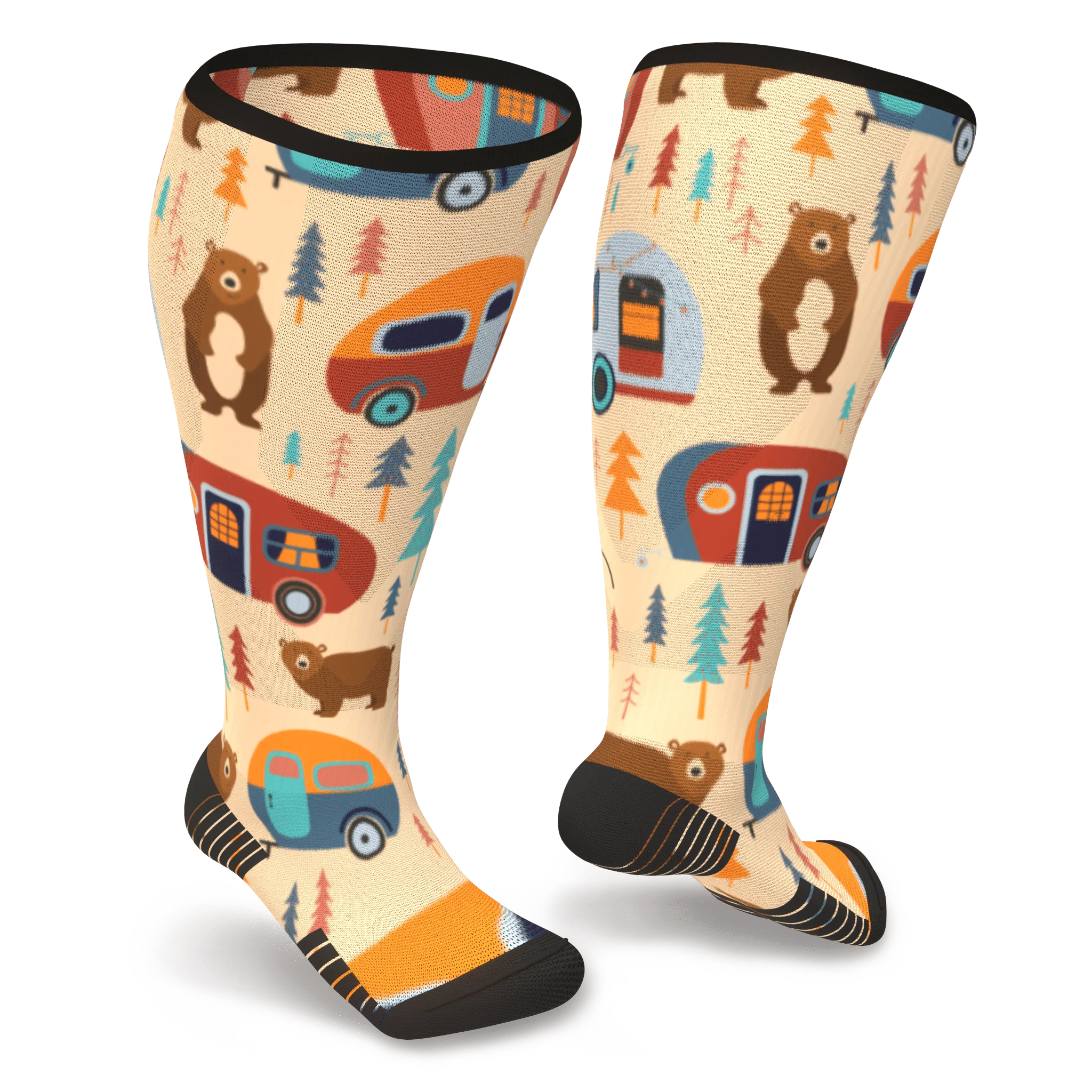 Happy Camper Diabetic Compression Socks