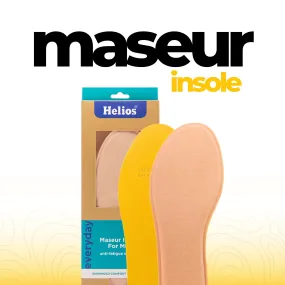 Helios Maseur Insole For Men - Size Trim To fit Size (6 to 11)