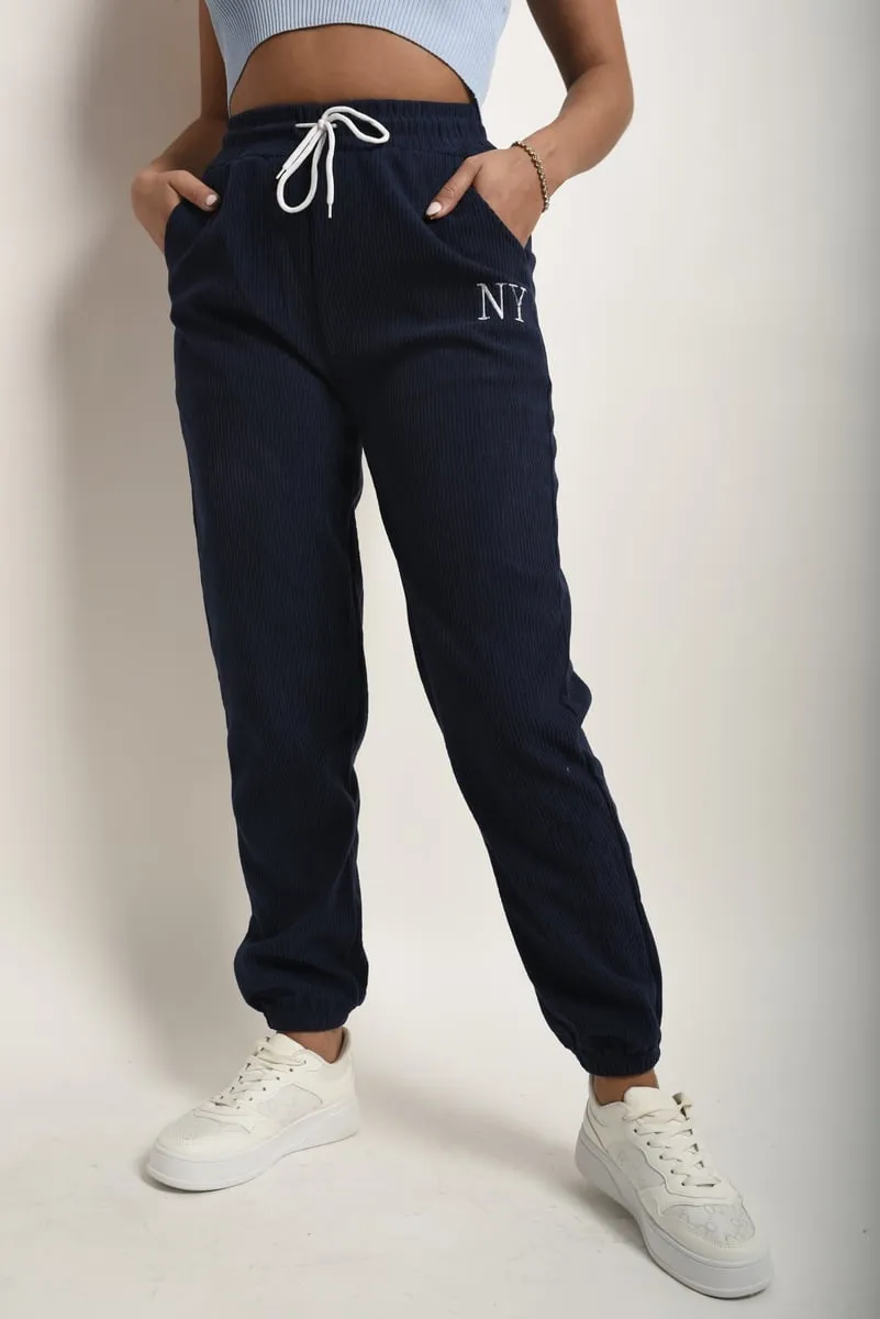 High Waisted Drawstring Trouser with Pockets