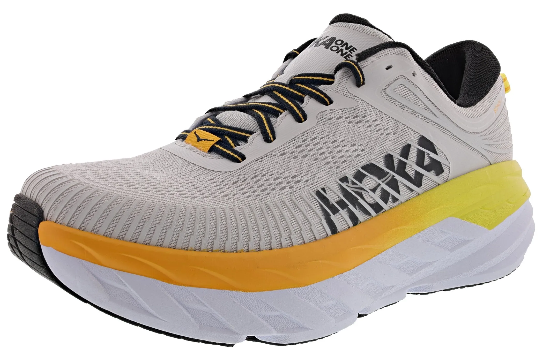 Hoka Men's Ultra Marathon Cushioned Running Shoes Bondi 7