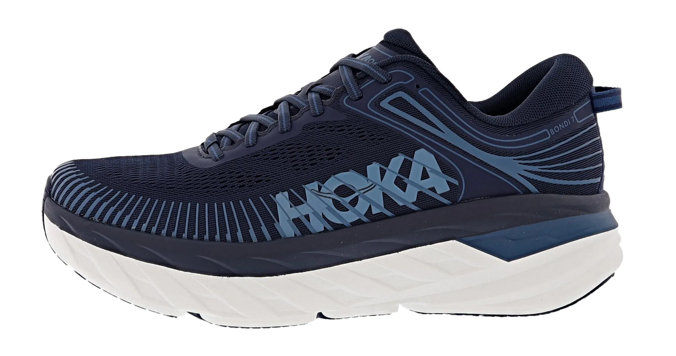 Hoka Men's Ultra Marathon Cushioned Running Shoes Bondi 7