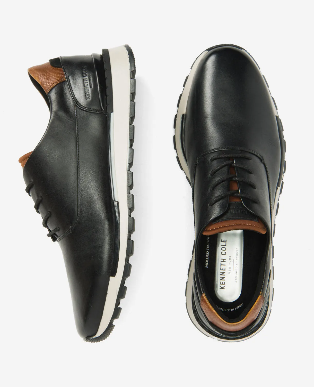 Kev Leather Lace-Up with TECHNI-COLE