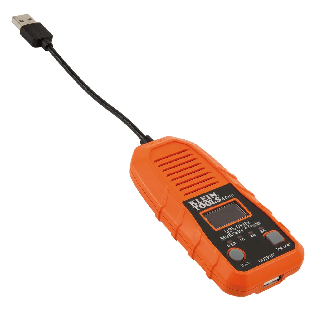 Klein ET910 USB Digital Meter & Tester, USB-A (Type A)