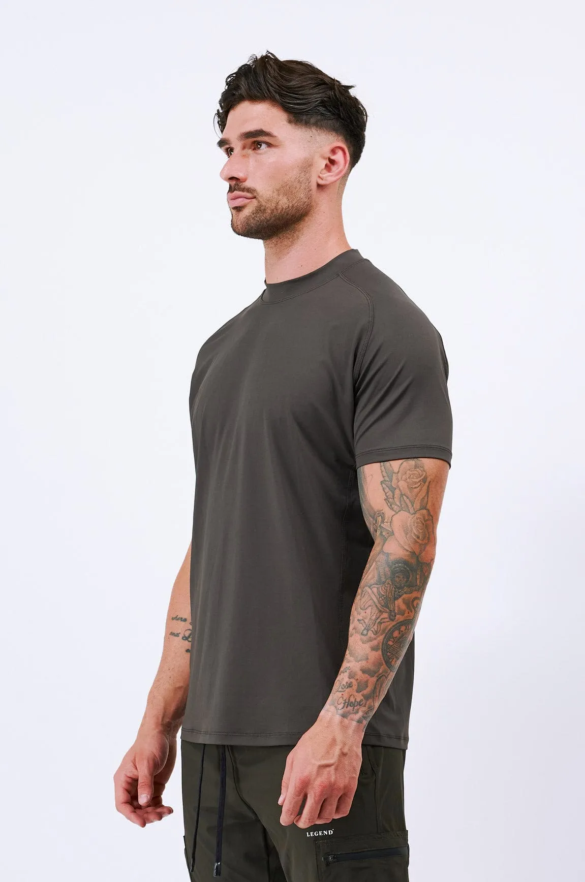 LEGEND ACTIVE T-SHIRT - MILITARY KHAKI