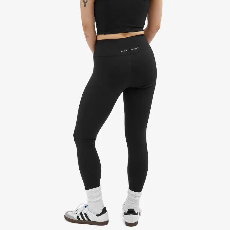 Leggings Sporty & Rich Sr Bold High Waisted, black