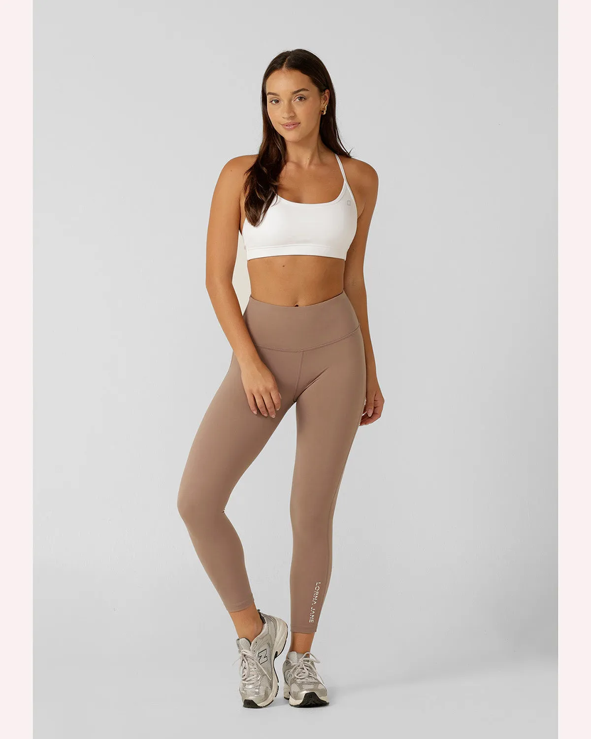 Lorna Jane Lotus No Chafe Ankle Biter Leggings - Cedar