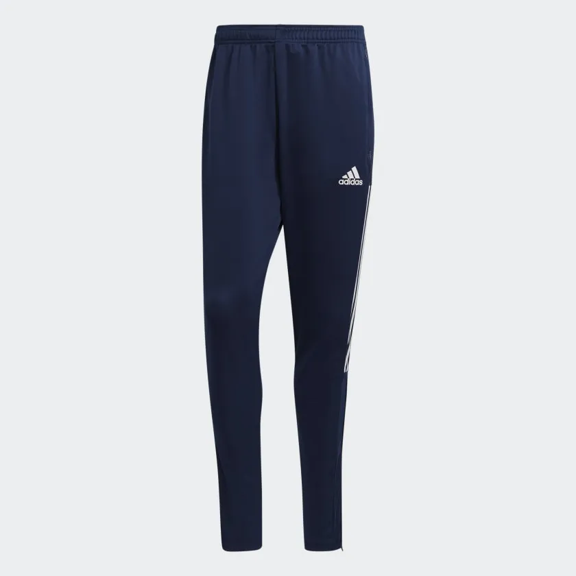 MEN TIRO 21 TRACK PANTS. Navy & White