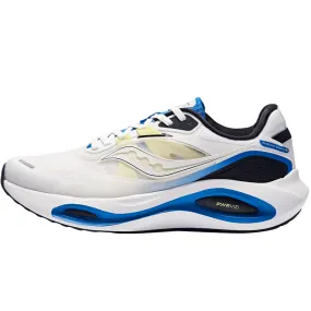 Men's sneakers Saucony Firebird 3 shock-absorbing, white / blue / black