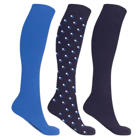 Men's Starter Compression Socks // Blue (3-Pairs)