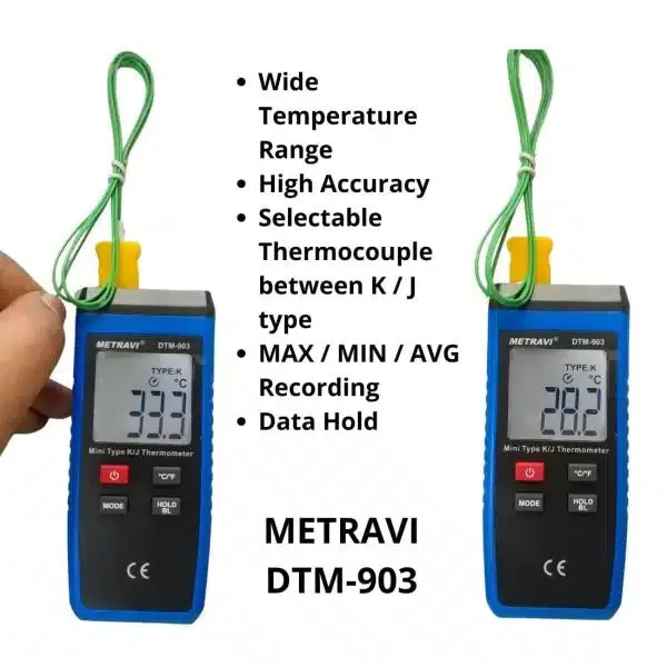 Metravi DTM-903 Single Channel Industrial Thermometer