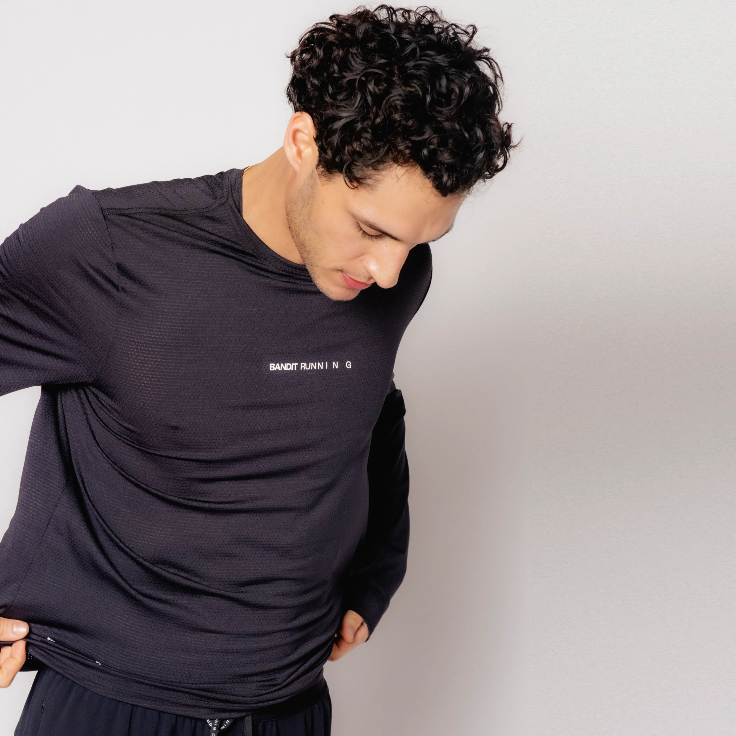 Micromesh™ Long Sleeve Performance Tee - Unisex, Black