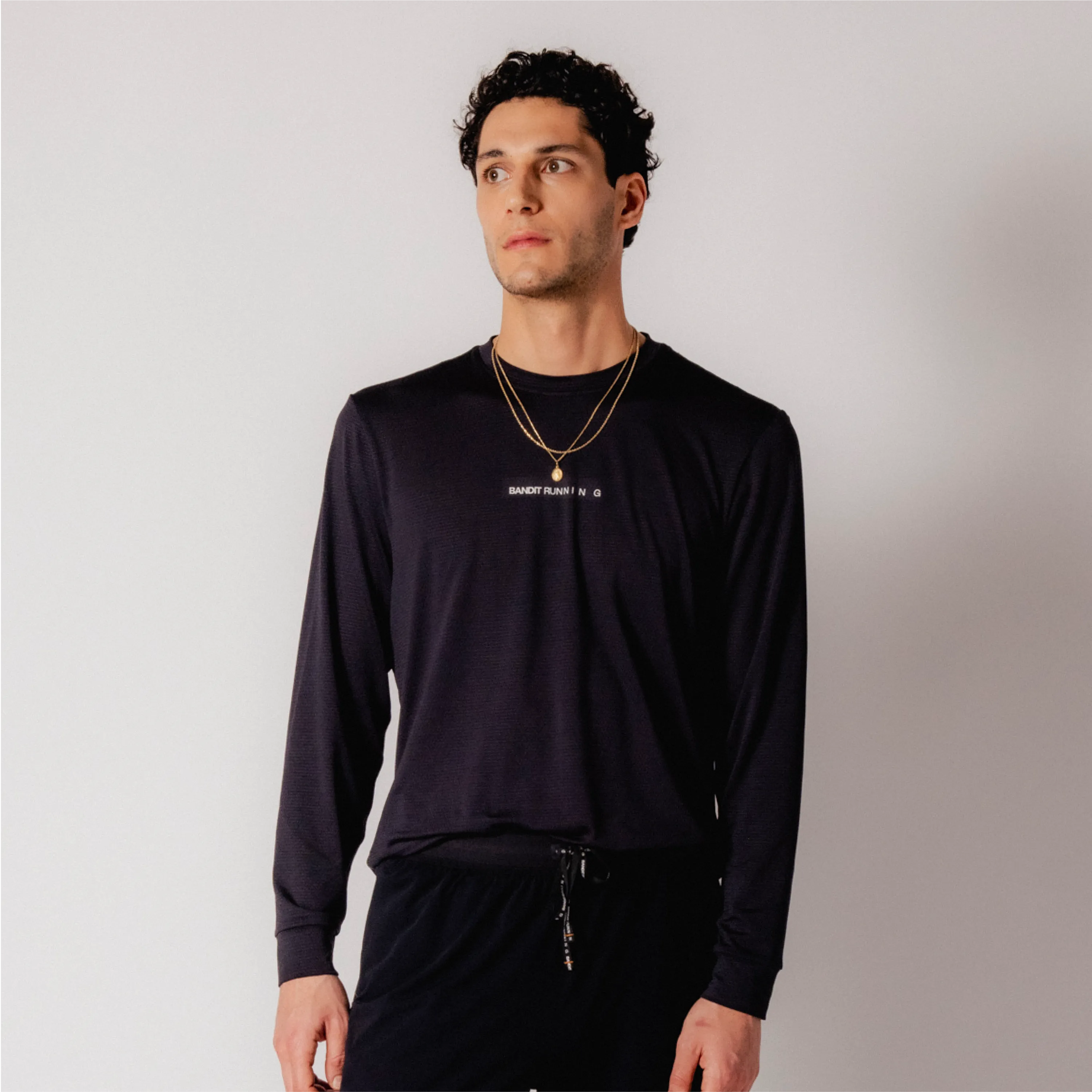 Micromesh™ Long Sleeve Performance Tee - Unisex, Black