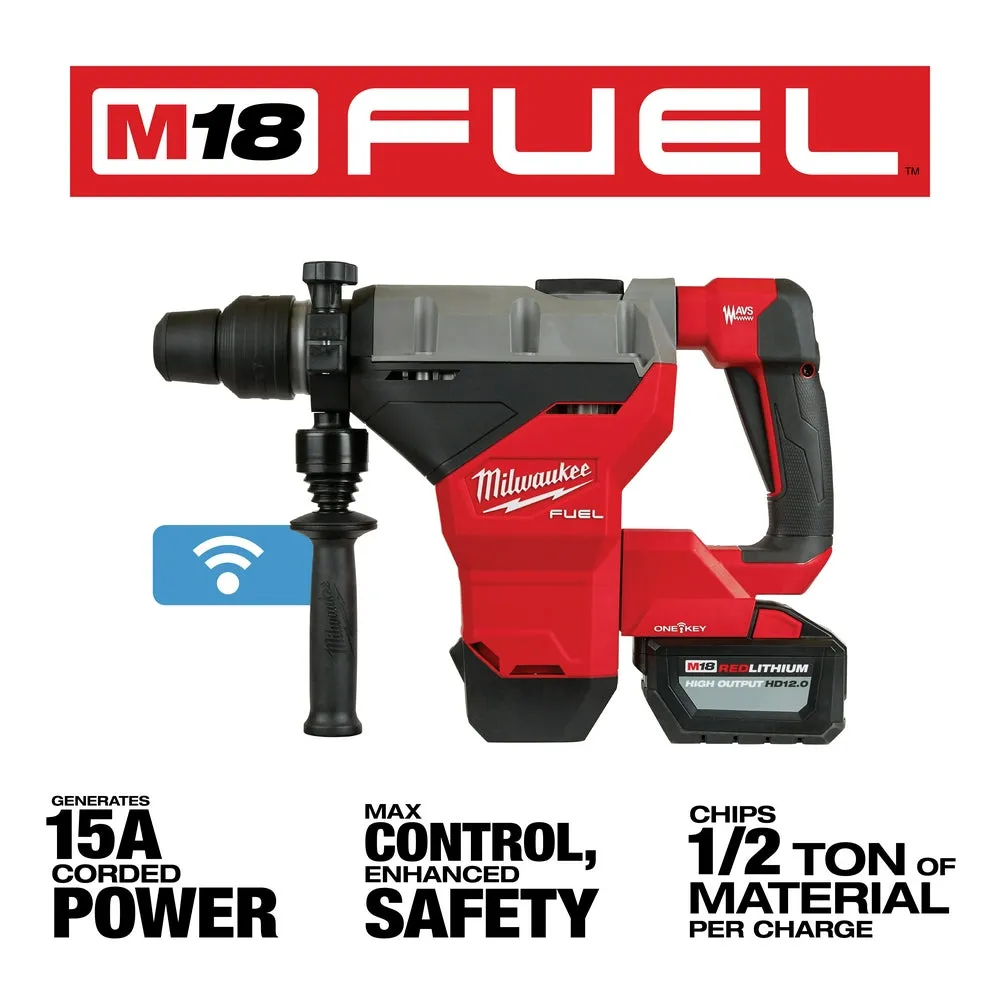 Milwaukee 2718-22HD M18 FUEL 18V 1-3/4 Inch SDS MAX Rotary Hammer ONE KEY Kit