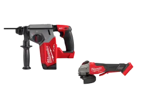 Milwaukee 2912-20GR2 M18 FUEL 18V 1" SDS Plus Cordless Rotary Hammer w/ Grinder