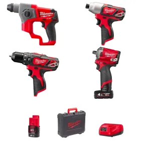 Milwaukee M12 BPPFC4B-421X Kit