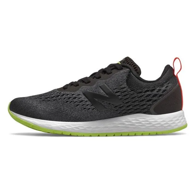 New Balance Kid's Arishi V3 Fresh Foam Running Shoe in Black Lemon Neo