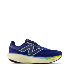 New Balance Men's Fresh Foam X 1080v14 Sneaker in Inkwell with Silver Metallic and Ginger Lemon