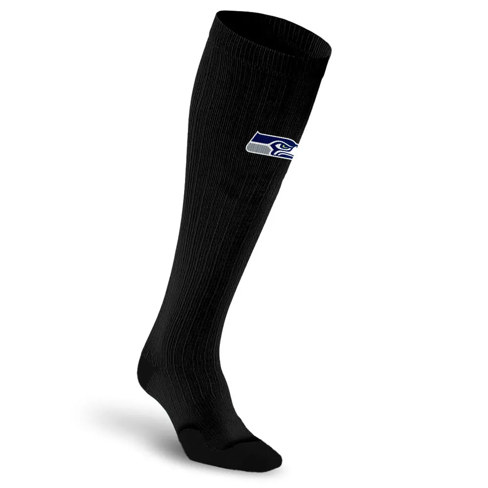 NFL Black Compression Socks, Seattle Seahawks