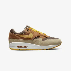 Nike | AIR MAX 1 PREMIUM  { PECAN/YELLOW OCHRE-BAROQUE BROWN