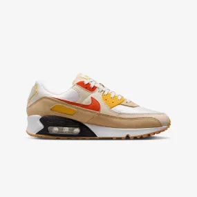 Nike | AIR MAX 90 SE  { SUMMIT WHITE/SAFETY ORANGE-SESAME