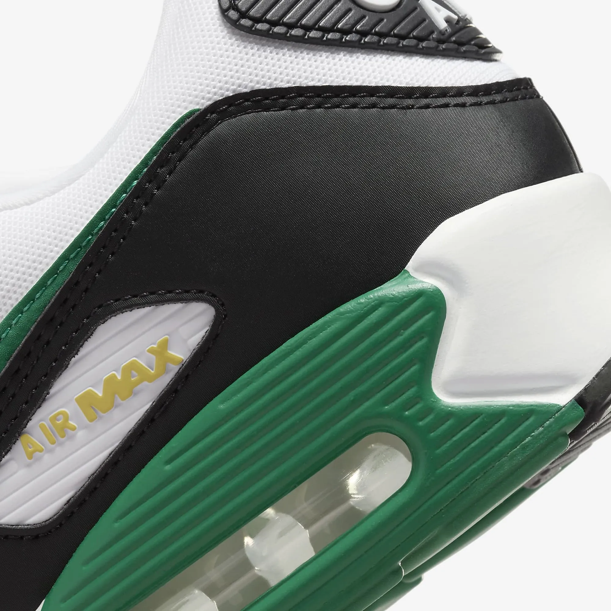 Nike | AIR MAX 90  { WHITE/MALACHITE-BLACK-MALACHITE