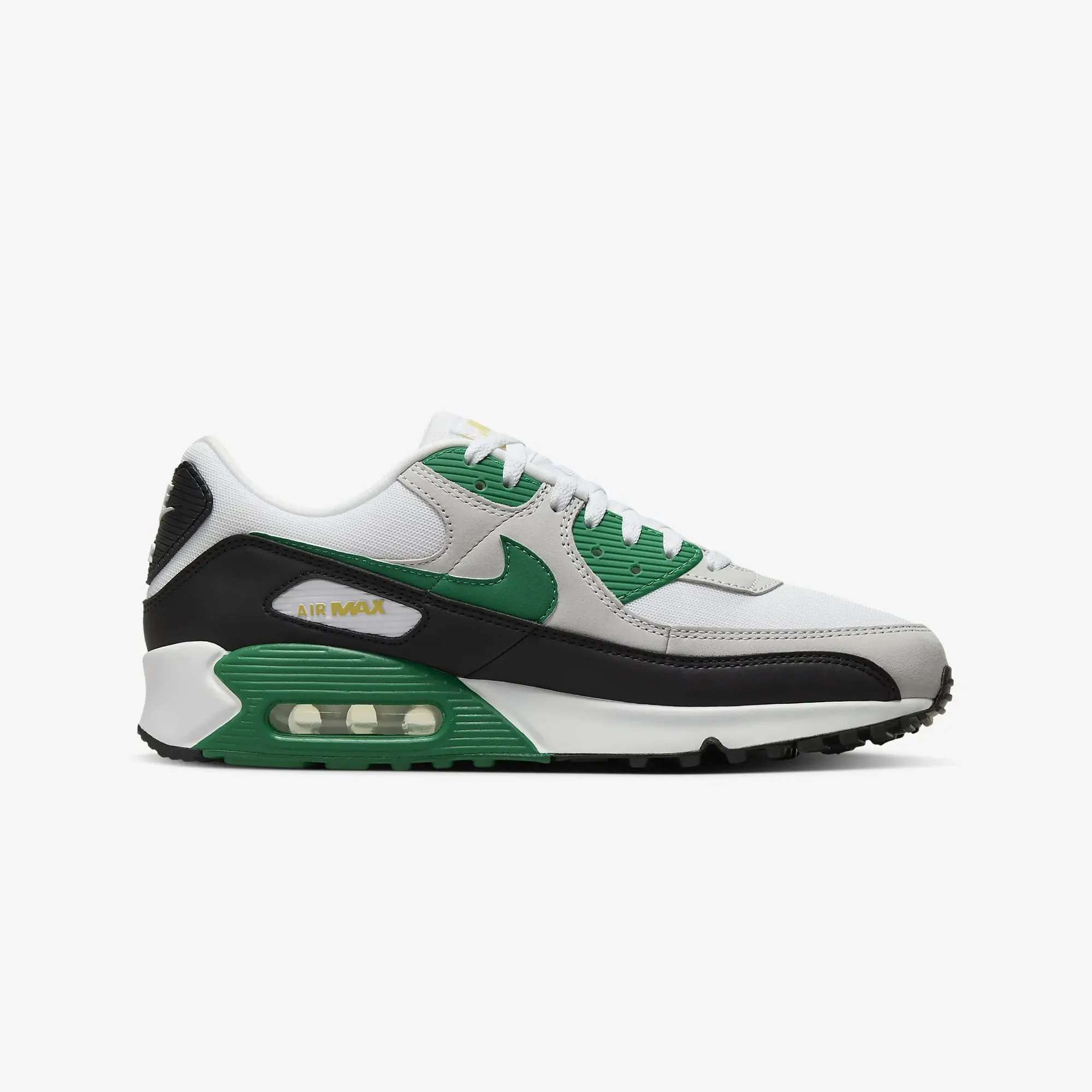 Nike | AIR MAX 90  { WHITE/MALACHITE-BLACK-MALACHITE