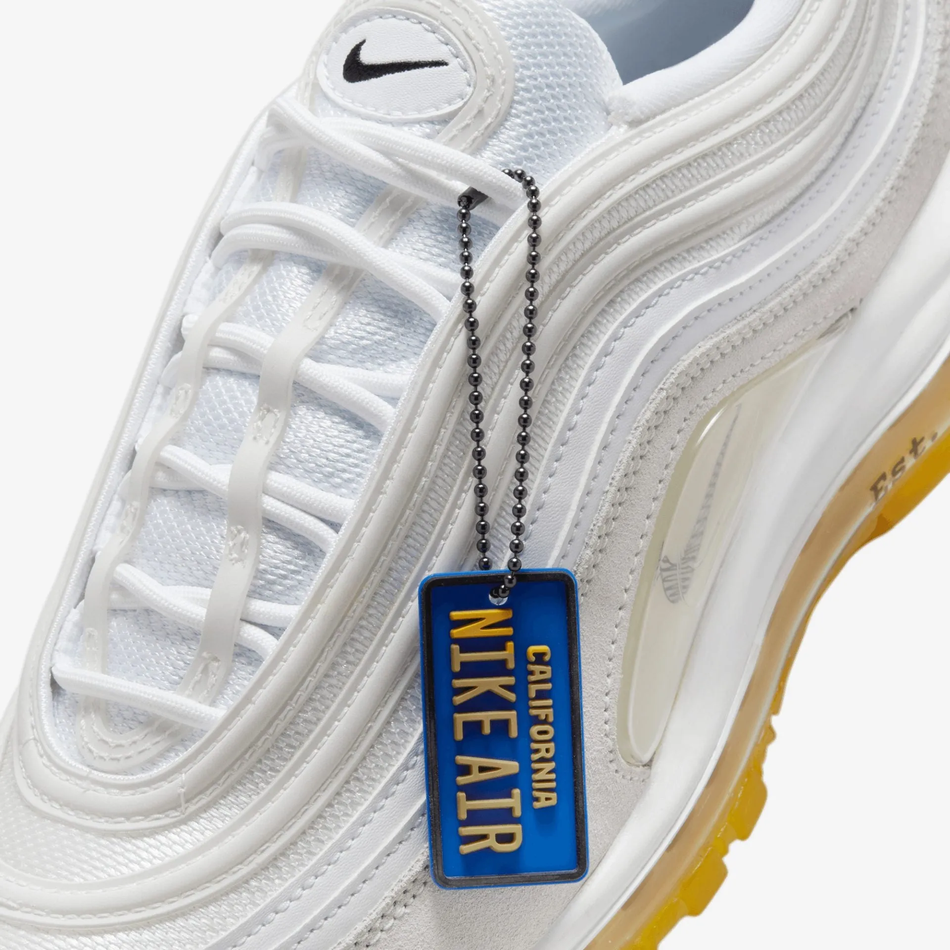 Nike | AIR MAX 97  { WHITE-LEMON WASH