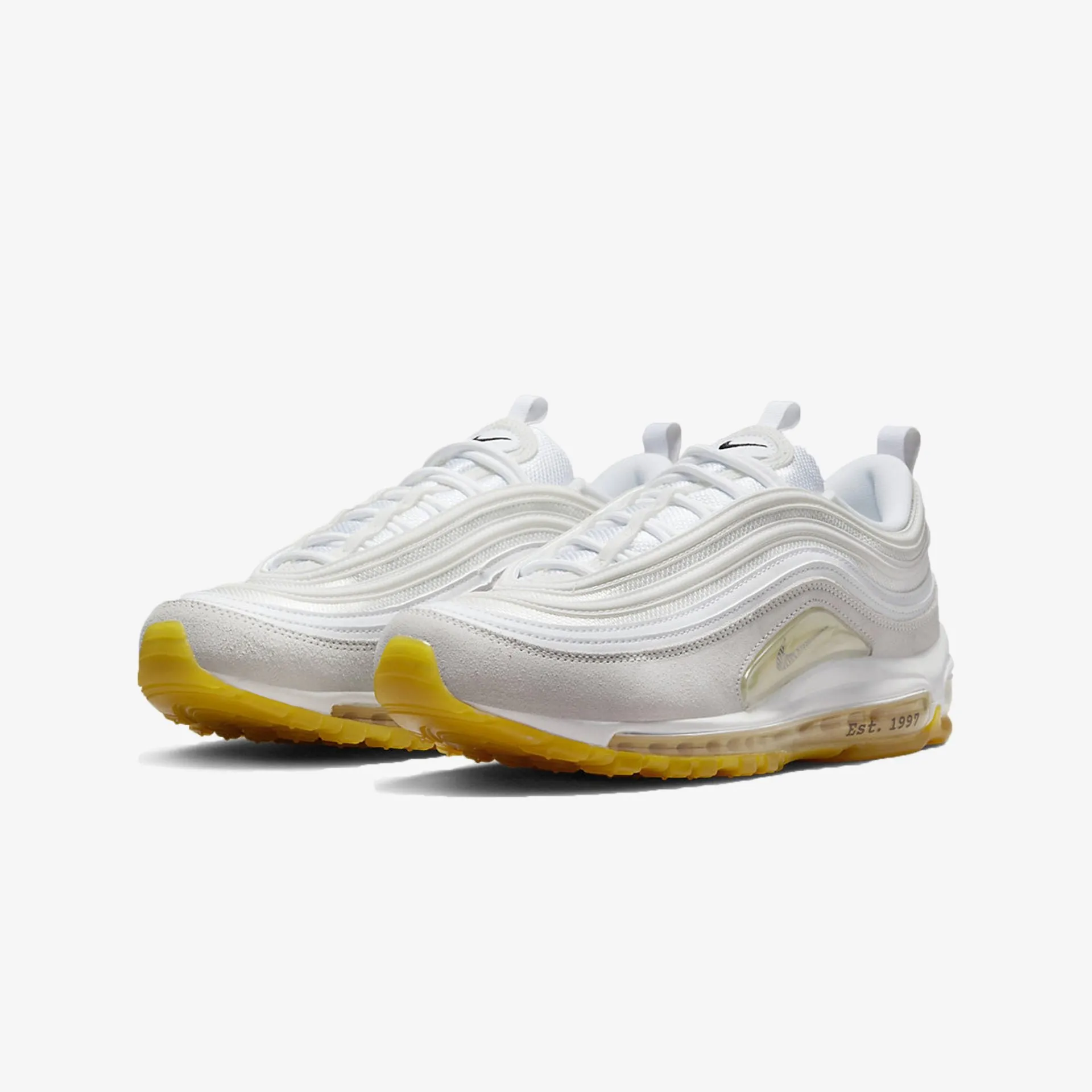 Nike | AIR MAX 97  { WHITE-LEMON WASH