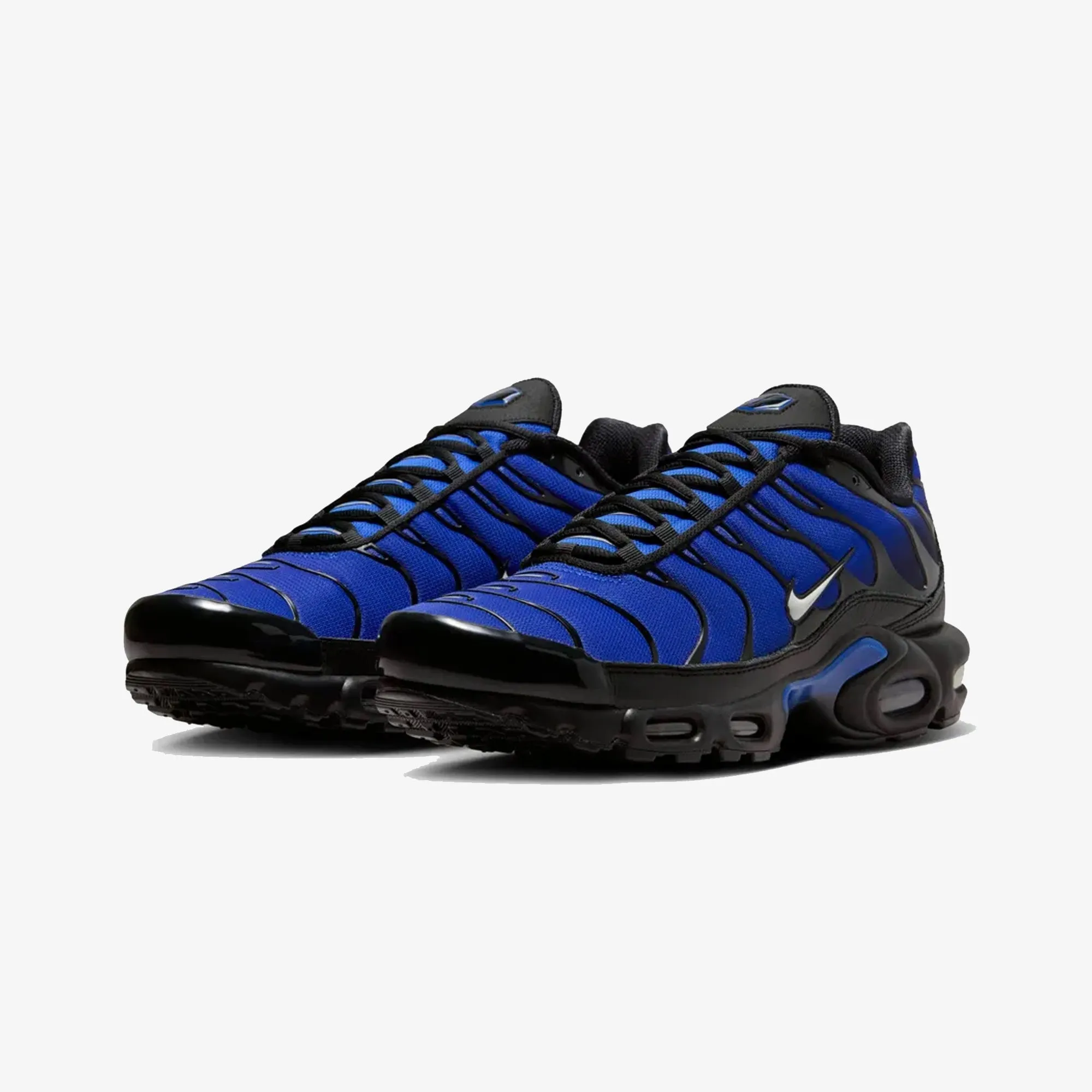 NIKE | AIR MAX PLUS PREMIUM { BLACK/PHANTOM-RACER BLUE-OBSIDIAN