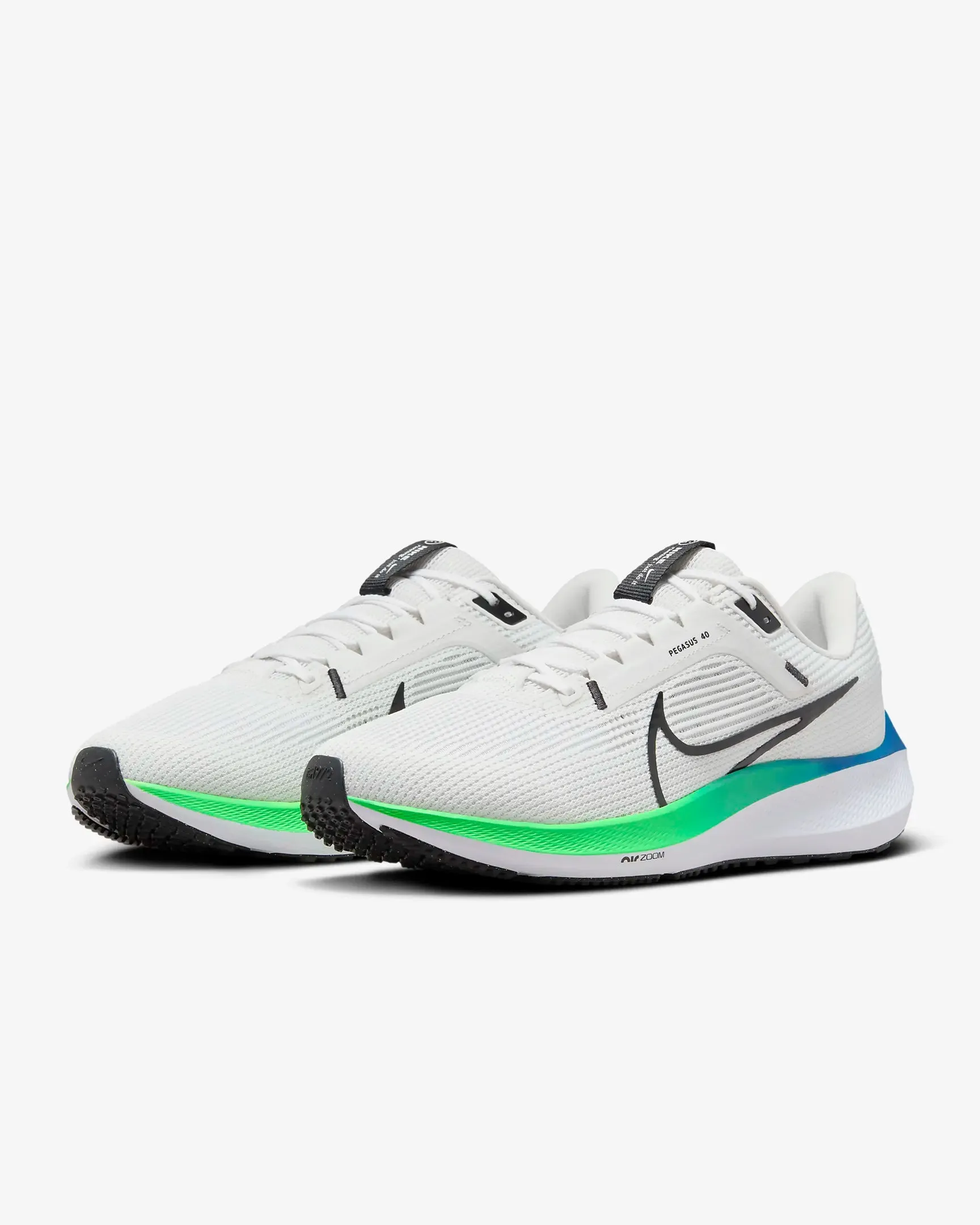 Nike Air Zoom Pegasus 40 Platinum Men's - Tint/Black-white-green