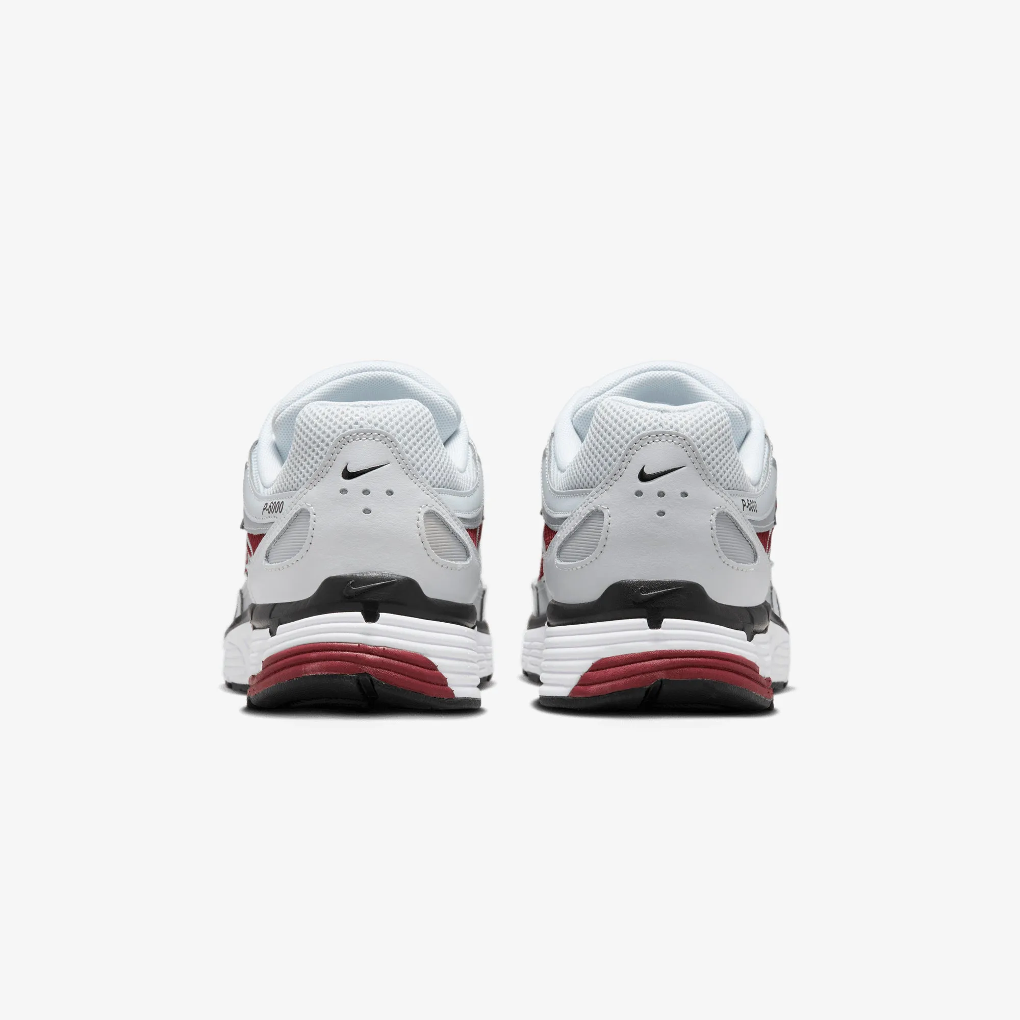 NIKE | P-6000 { PURE PLATINUM/DARK TEAM RED