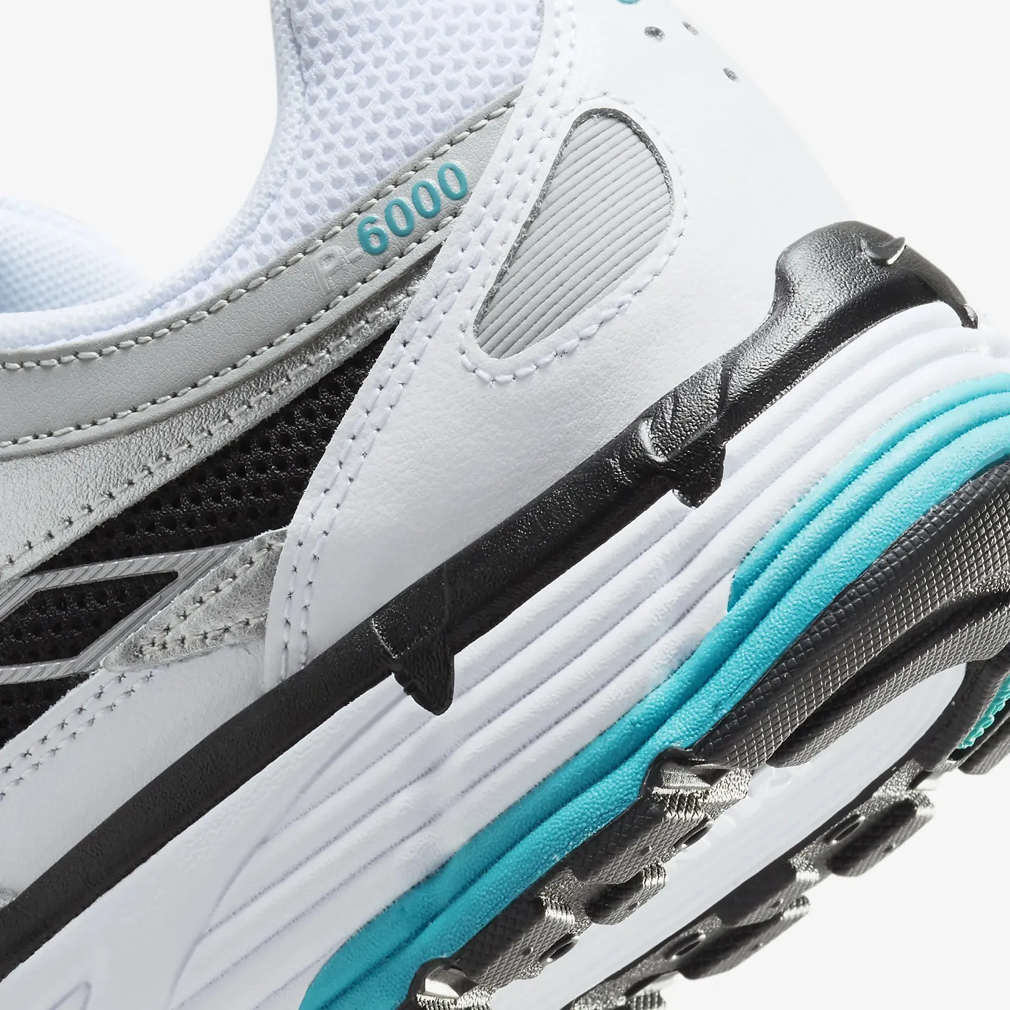 Nike | P-6000  { WHITE/DUSTY CACTUS-METALLIC SILVER-BLACK