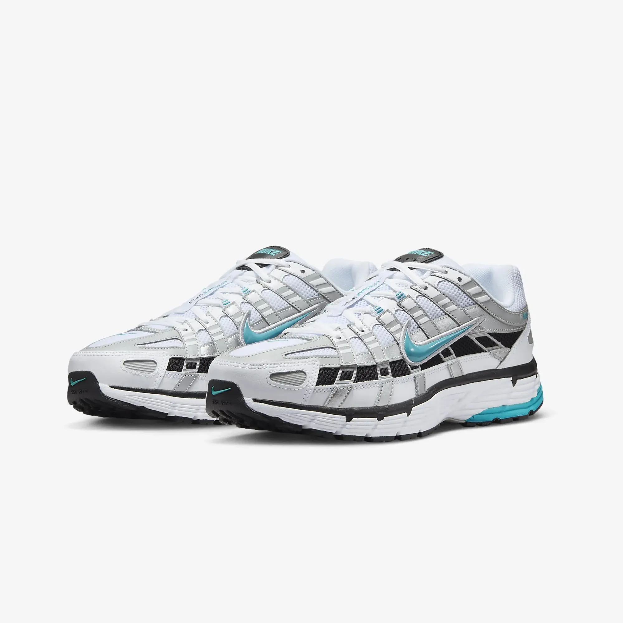 Nike | P-6000  { WHITE/DUSTY CACTUS-METALLIC SILVER-BLACK