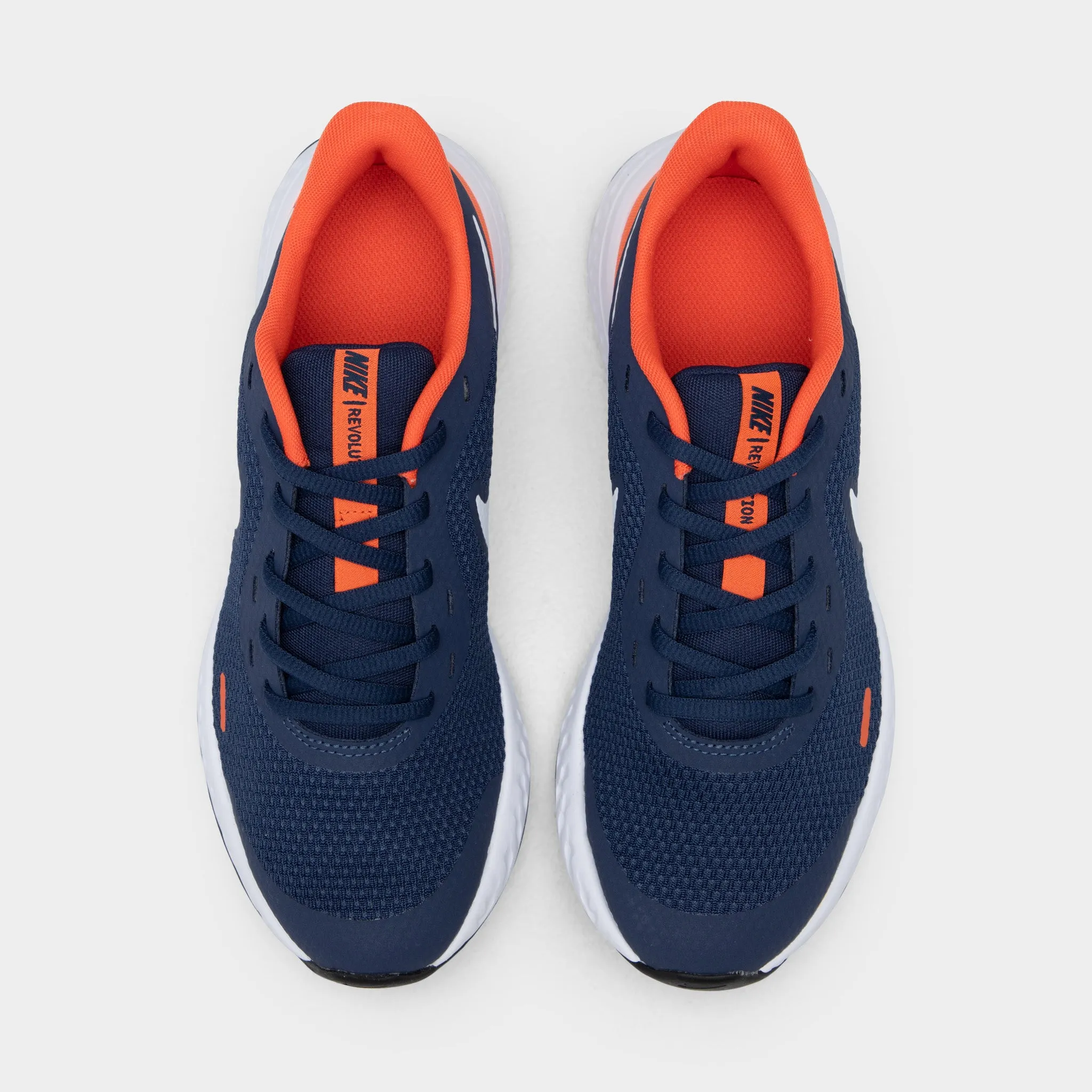 Nike Revolution 5 GS Midnight Navy / White - Orange