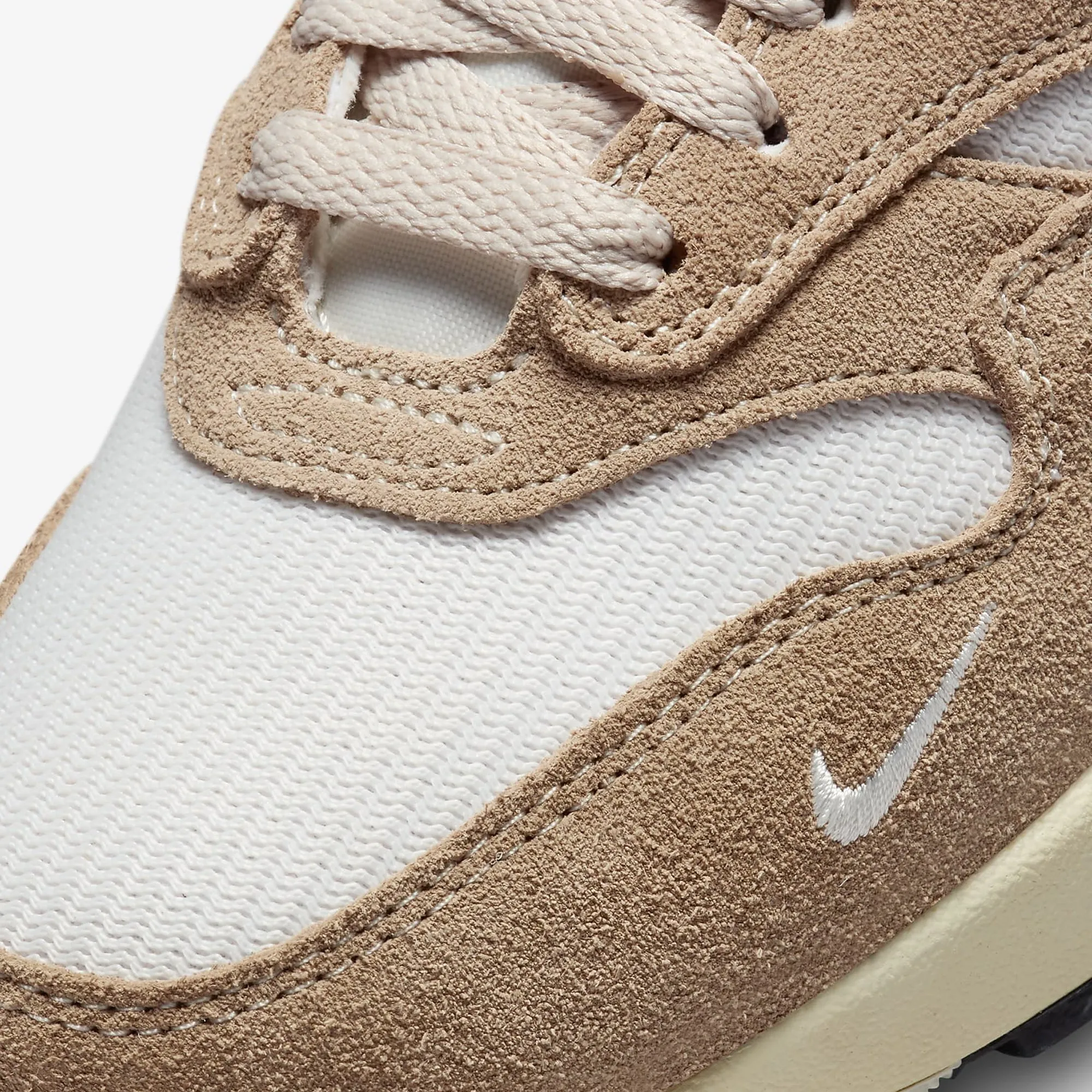 Nike | WMN'S AIR MAX 1 '87 SE { SAIL/KHAKI-COCONUT MILK-LT OREWOOD BRN