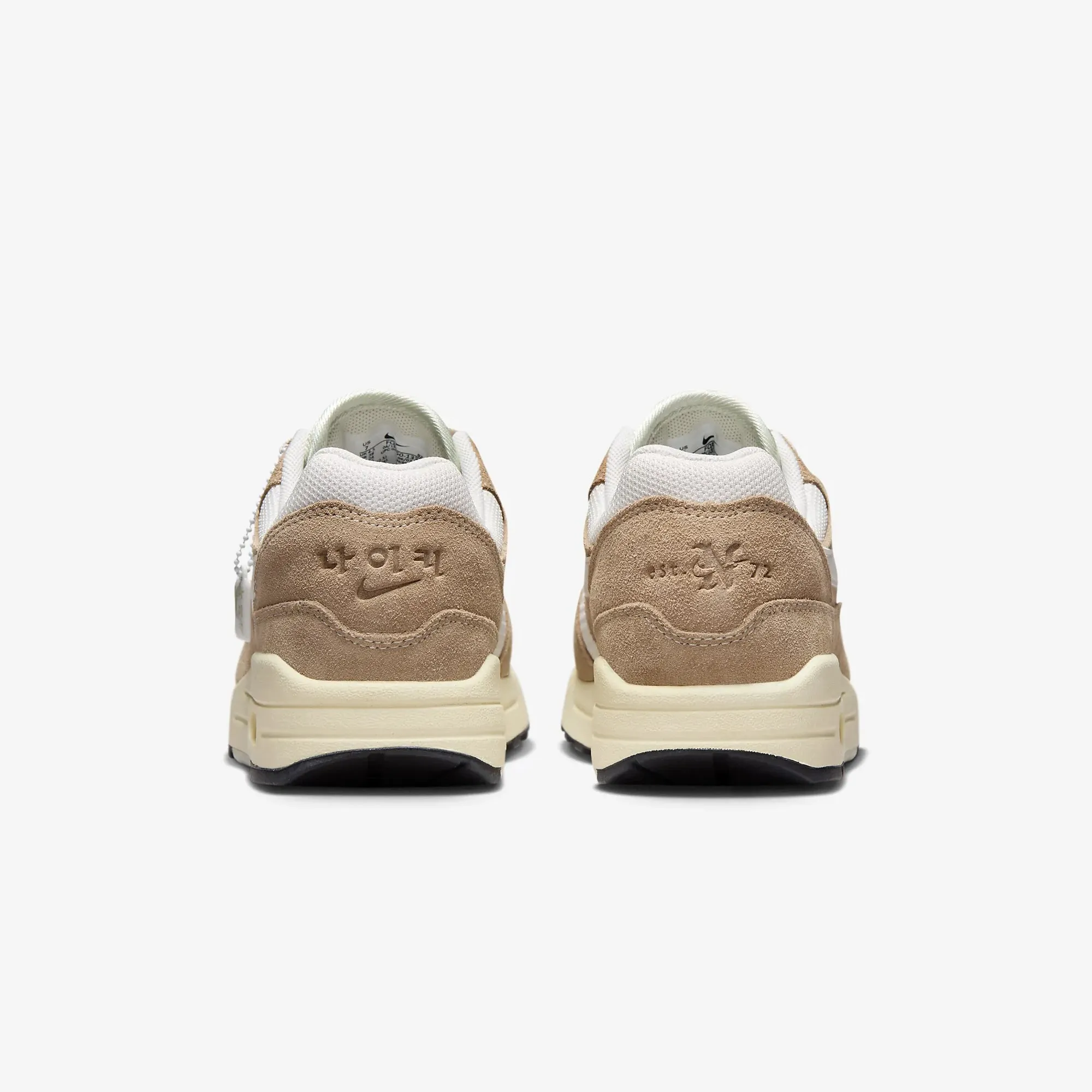 Nike | WMN'S AIR MAX 1 '87 SE { SAIL/KHAKI-COCONUT MILK-LT OREWOOD BRN