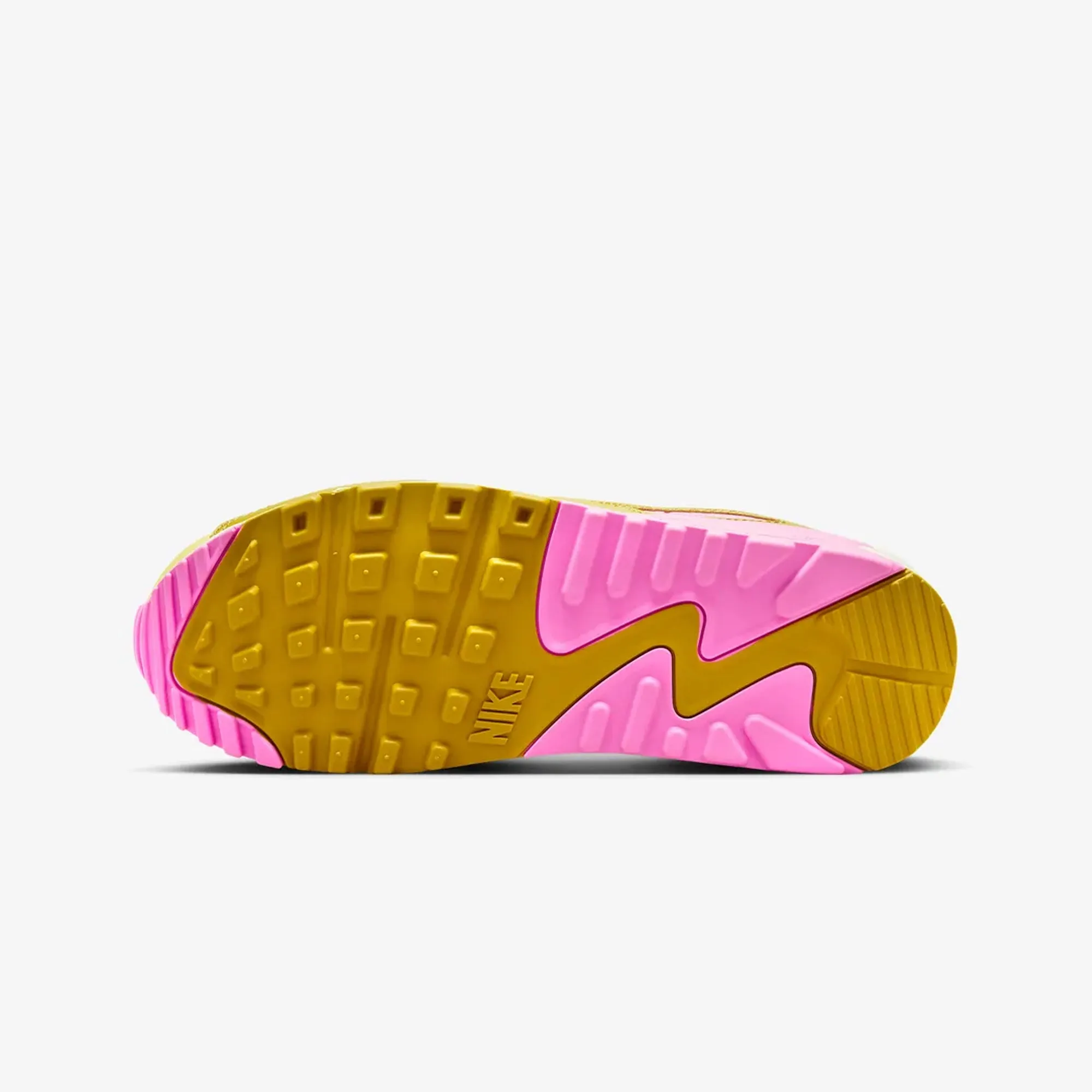 Nike | WMN'S AIR MAX 90 SE  { COCONUT MILK/PLAYFUL PINK-SATURN GOLD