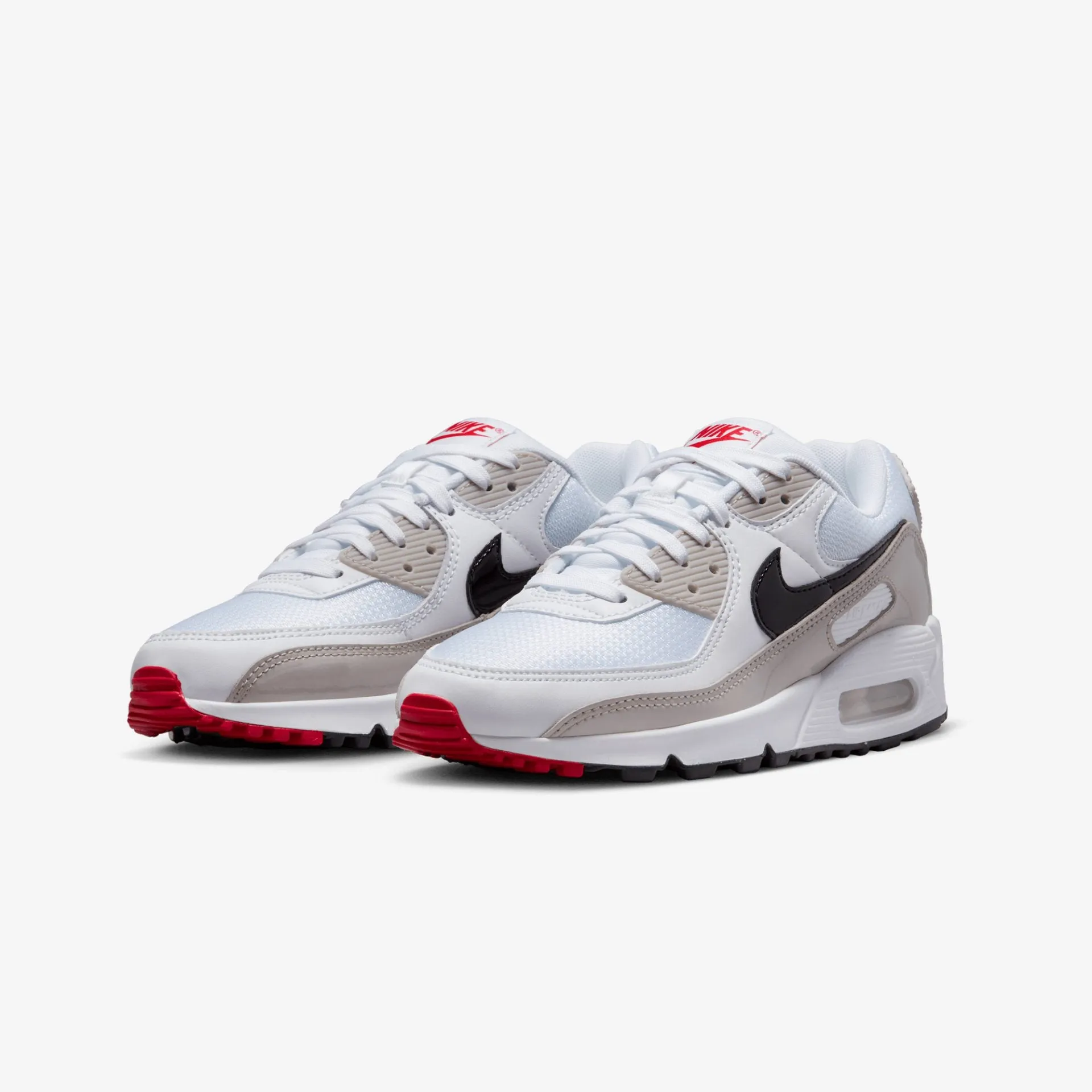 Nike | WMN'S AIR MAX 90  { WHITE/BLACK-LT IRON ORE