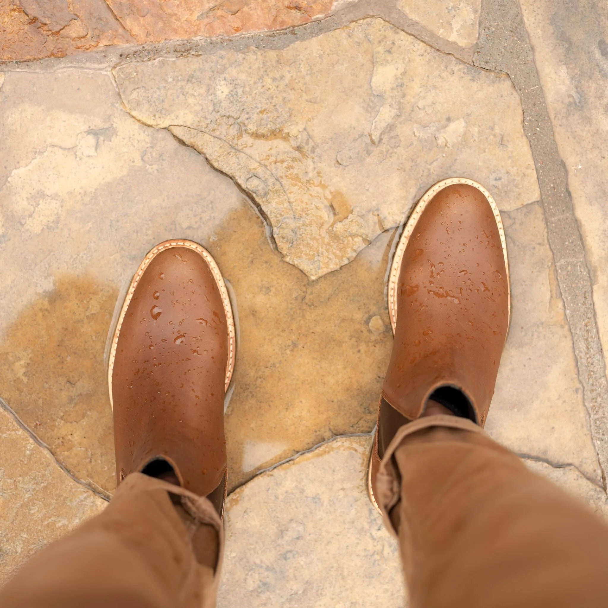 Nisolo Brown All-Weather Chelsea Boot