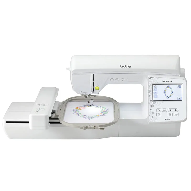 NTUC Voucher $200 29Nov 2024  - 2 Feb 2025 Brother NV880E Embroidery Machine-High-Quality IMPROVED Embroidery Sewing Machine With Large Embroidery Area