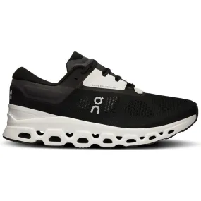 On Men's Cloudstratus 3 Running Shoes Black / Frost