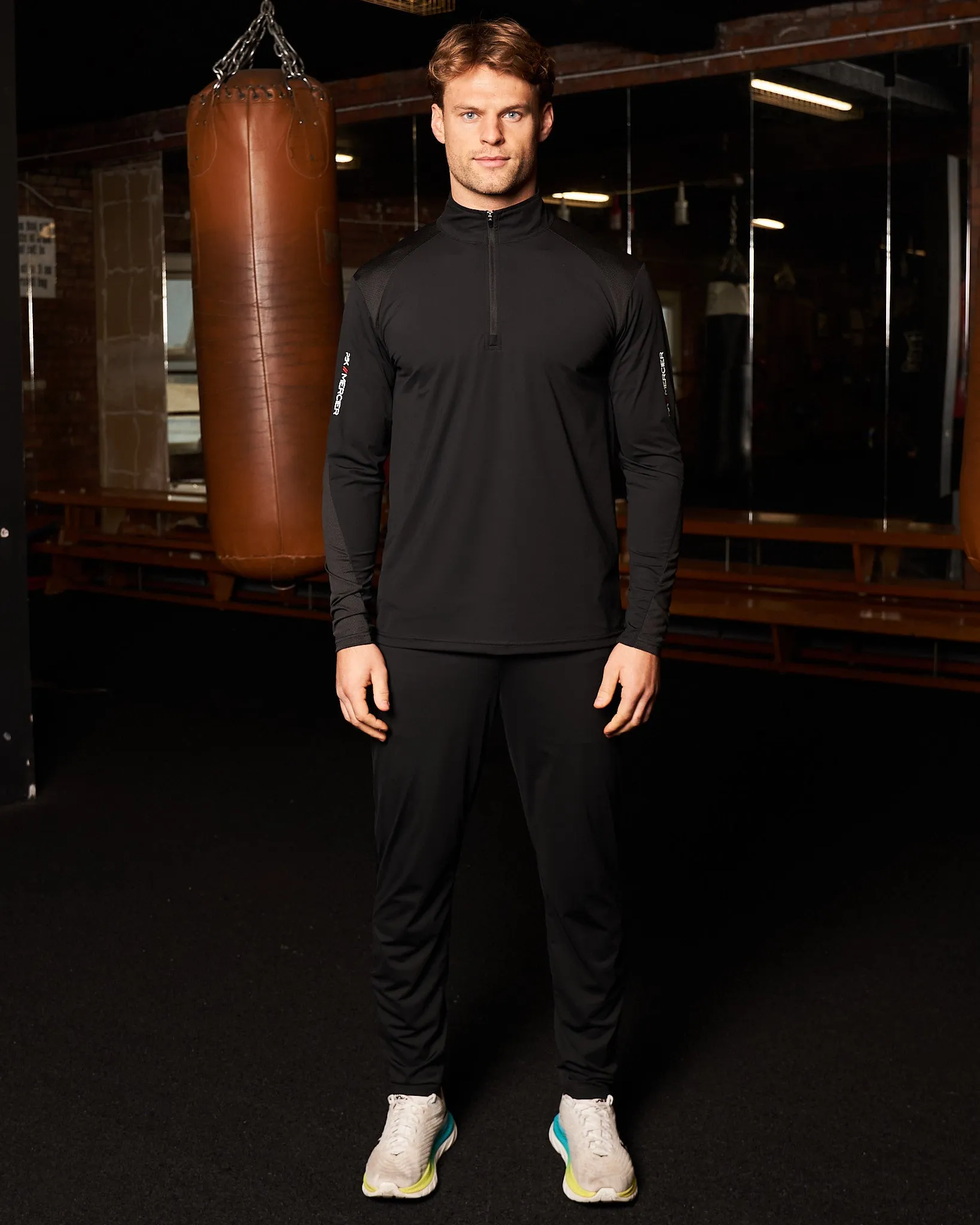 PBK//Mercier Performance 1/4 Long sleeve Black