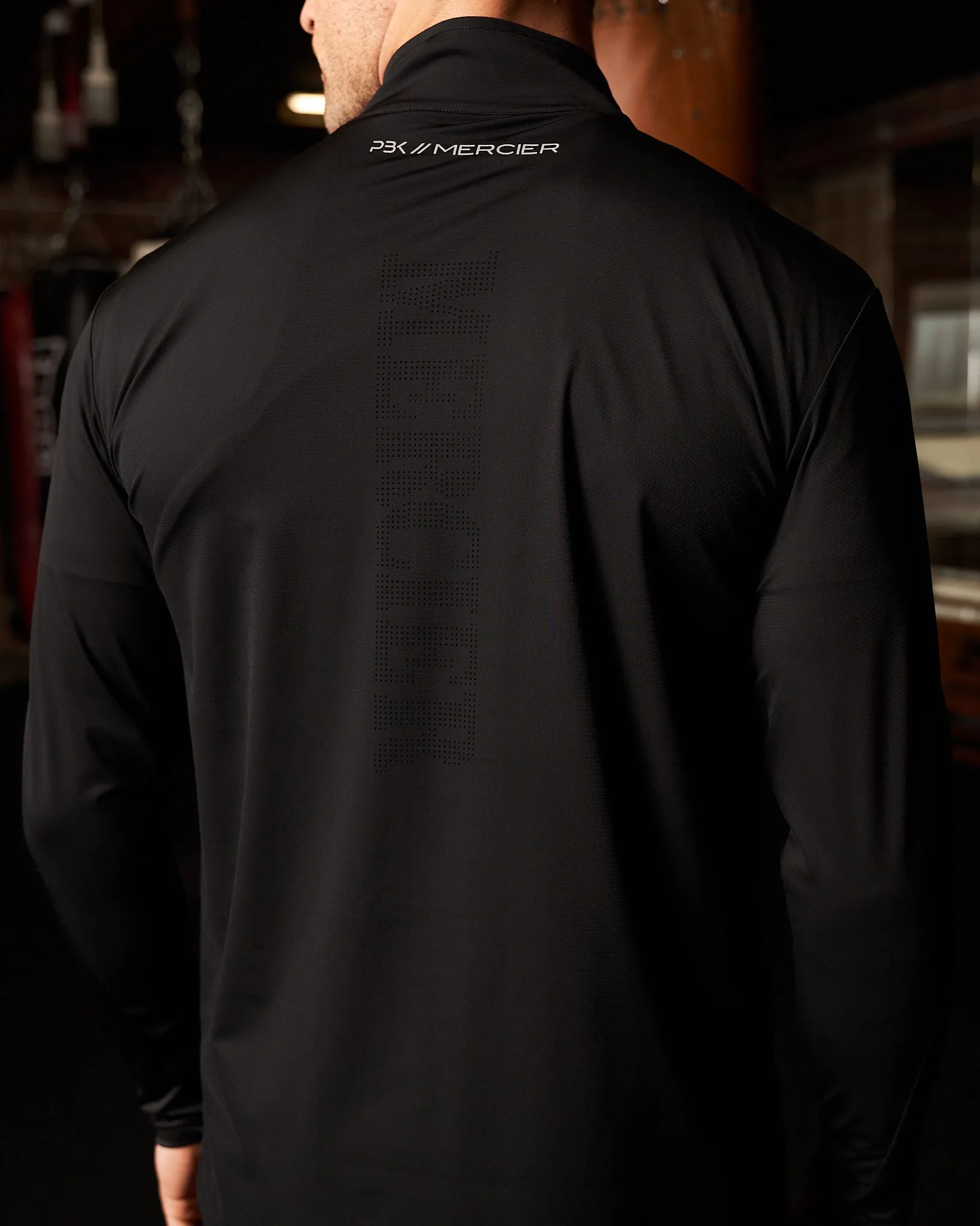 PBK//Mercier Performance 1/4 Long sleeve Black